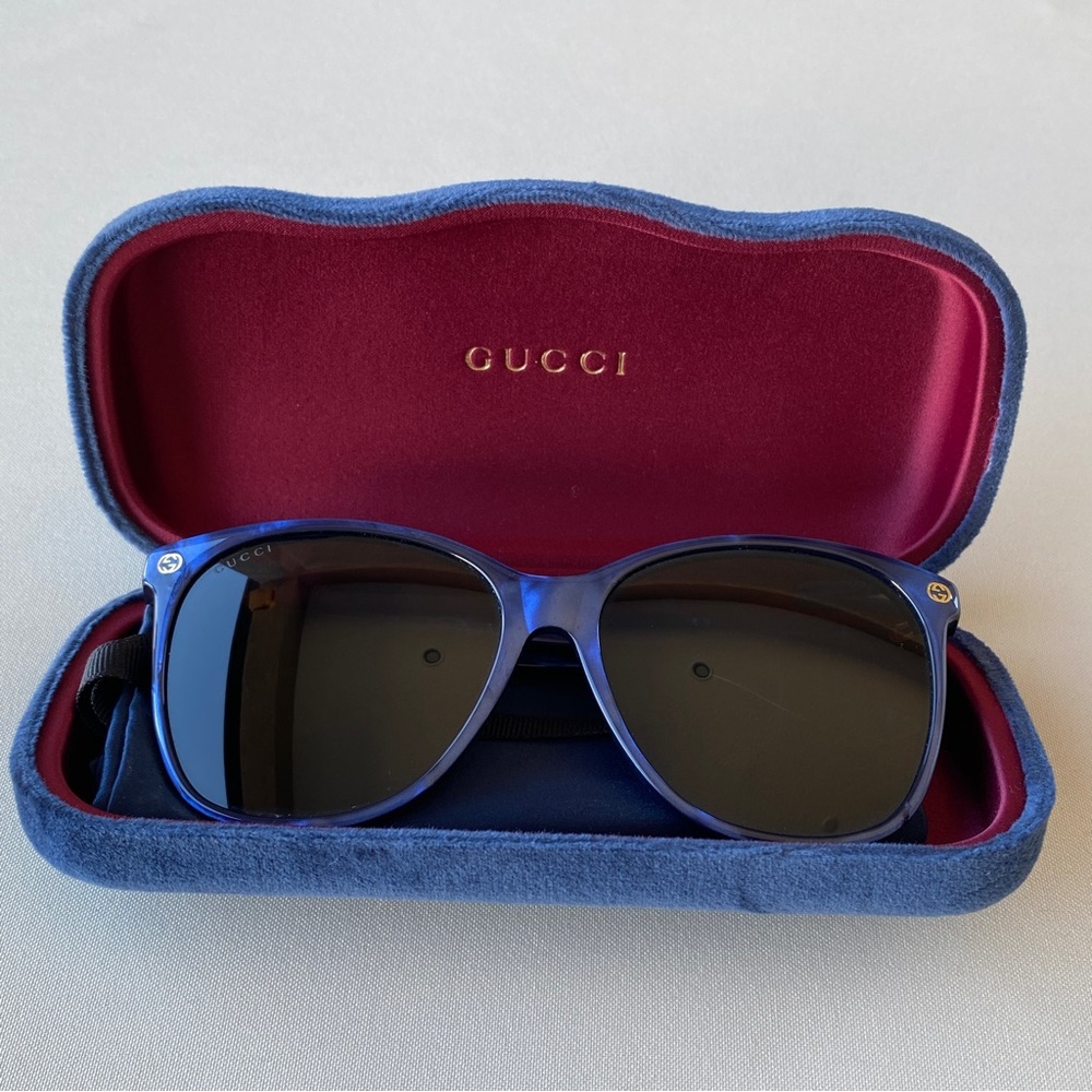 GUCCI Limited Edition Blue Pearl Sunglasses